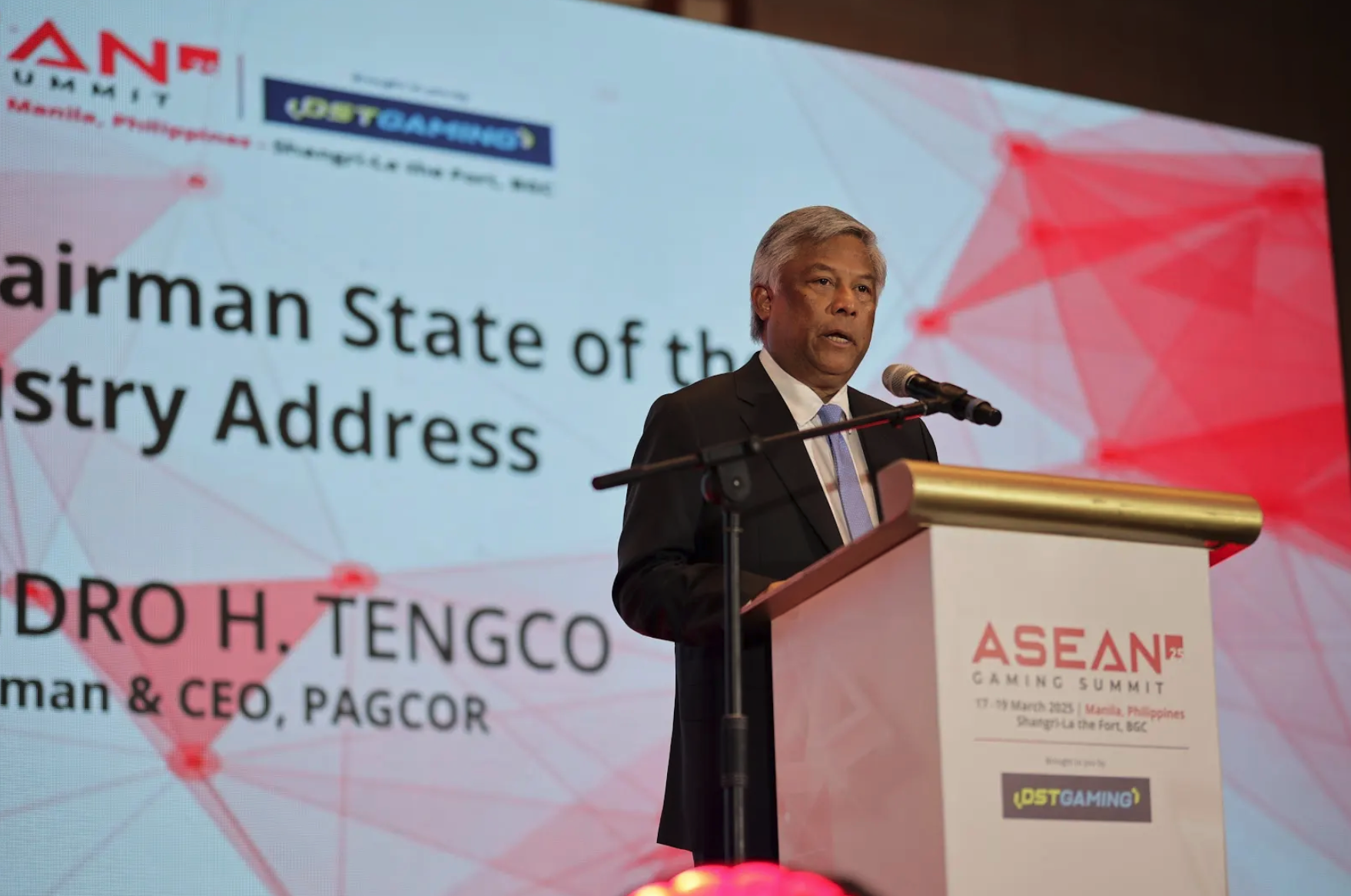 Alejandro H. Tengco, PAGCOR, ASEAN Gaming Summit 2025